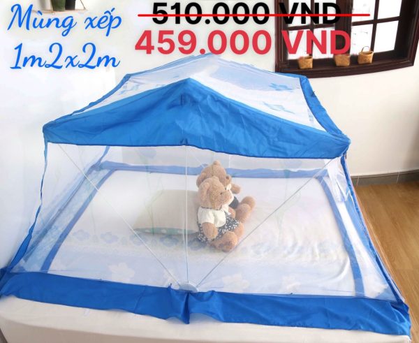 Mùng Xếp Thông Minh Hưng Ngân 1m2x2m - Hình ảnh 3