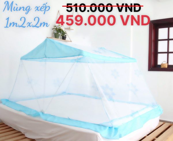 Mùng Xếp Thông Minh Hưng Ngân 1m2x2m - Hình ảnh 4